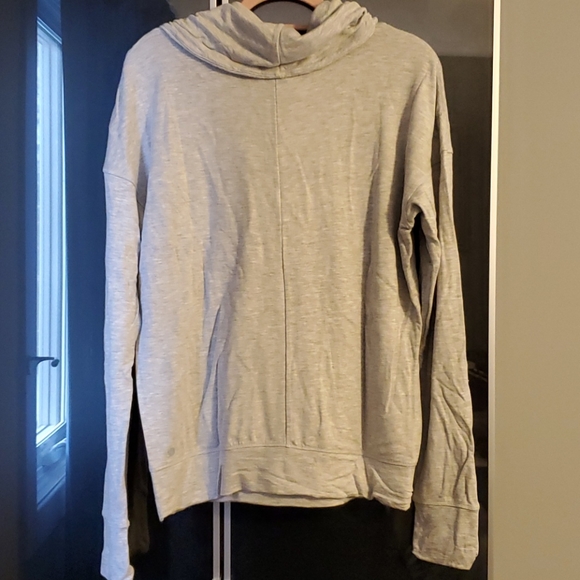 90 Degree Heather Grey Cowlneck Top (2 for $15) - Picture 2 of 8